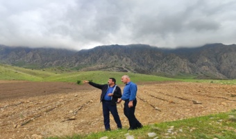 بررسی گزارش تخریب اراضی ملی در پلاک علی آباد گروس شهرستان صحنه