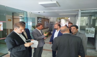 بازدید مدیرکل دفتر مدیریت عملکرد استانداری کرمانشاه از اداره کل منابع طبیعی