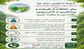اینفوگرافیک آتش سوزی
