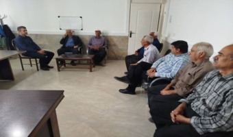 نشست حل اختلاف حدودات منابع طبیعی و کشاورزی دو روستای پاتاق و رفیع  شهرستان سرپل زهاب