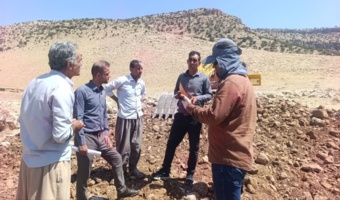 نظارت کارشناسان منابع طبیعی بر روند اجرای پروژه جاده‌سازی گیلانغرب