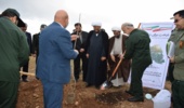 کاشت 3000 هزار اصله نهال در محوطه لشکر 29 حضرت نبی اکرم (ص)