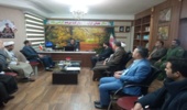 دیدار مدیران و پرسنل مجموعه جهاد کشاورزی و منابع طبیعی شهرستان صحنه با فرماندار جدید شهرستان صحنه