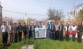 پویش نهال‌کاری به مناسبت ۲۹ فروردین در جوانرود برگزار شد
