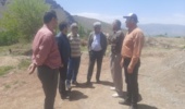 بازدید کارشناس دفتر کنترل سیل و آبخوانداری کشور از پروژههای آبخیزداری حوزه سماق و رمزان کرمانشاه