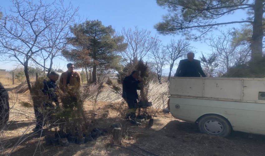 بازدید مهندس کولانی مدیر کل ،مهندس دارابی معاونت ومهندس خسروی رئیس منابع طبیعی شهرستان روانسر