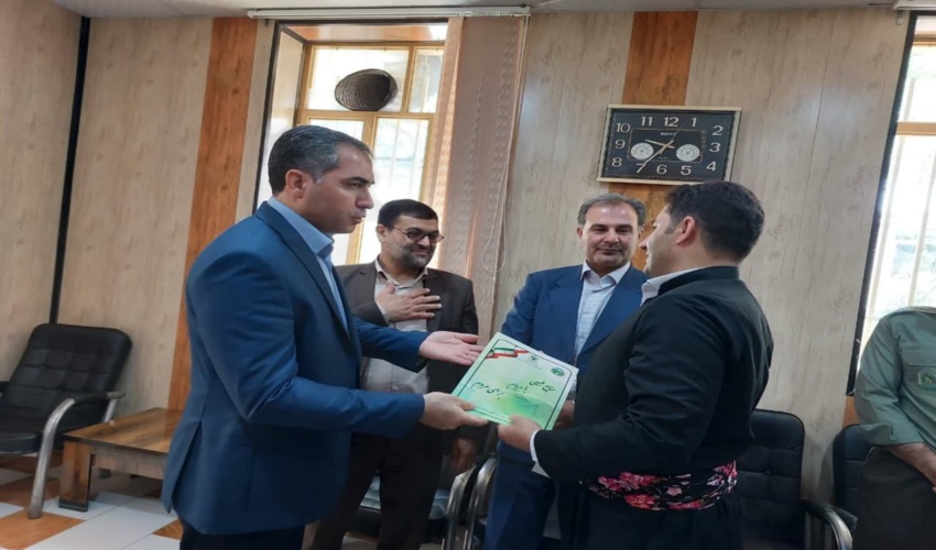 انتصاب سرپرست جدید منابع طبیعی و آبخیزداری شهرستان جوانرود