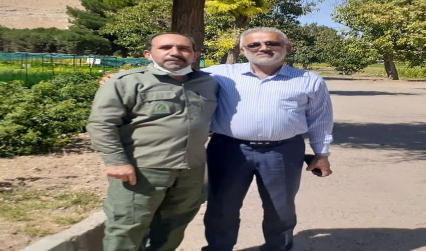 حضور ریاست سازمان منابع طبیعی در شهرستان اسلام اباد غرب