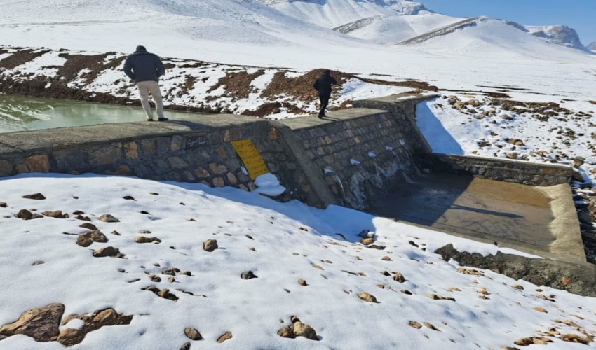 افتتاح پروژه آبخیزداری در روستای آگاه سفلی شهرستان سنقر و کلیایی