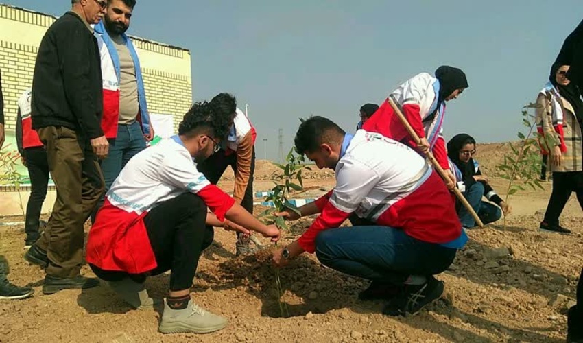 پویش روز درختکاری شهرستان قصرشیرین