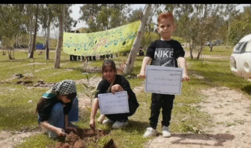 پویش درختکاری با مشارکت آحاد مردم در روز طبیعت