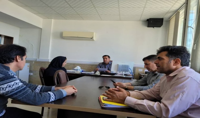 بازدید رئیس اداره جنگل داری و جنگل کاری اداره کل منابع طبیعی از نهالستان اداره منابع طبیعی 