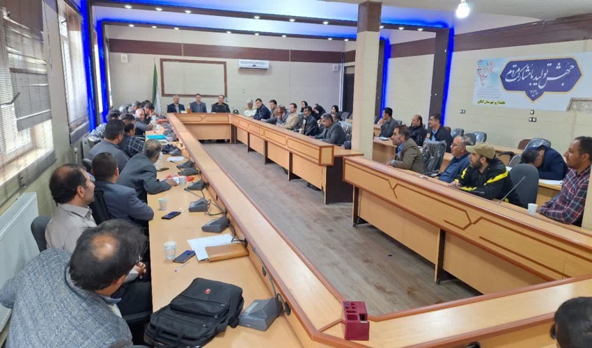 جلسه بررسی مسائل و مشکلات روستاهای حوزه شهرستان کنگاور