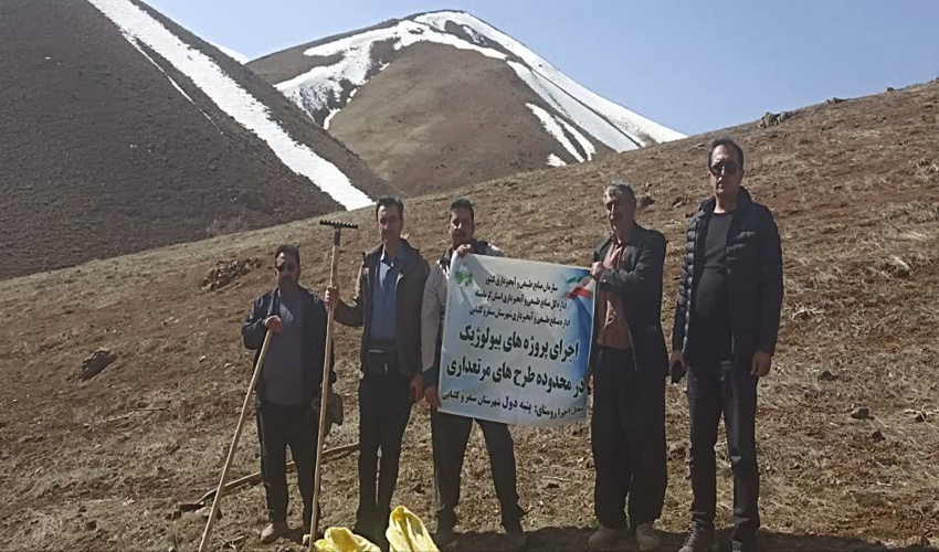 پروژه کپه کاری پنبه دول شهرستان سنقروکلیایی