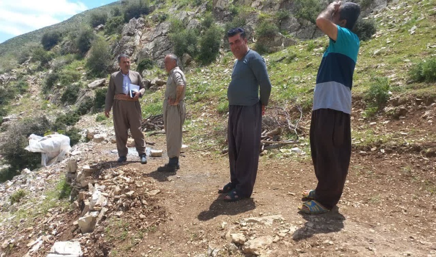 بازدید و برگزاری کلاس توجیهی مرتعداران پلاک های زلان و بانی میران شهرستان جوانرود
