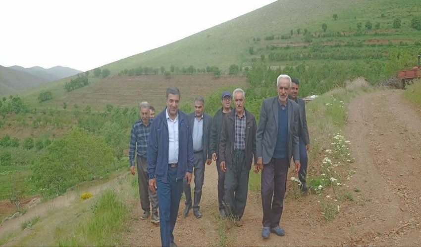 بازدید فرماندار شهرستان سنقر از پروژه های بیولوژیکی خانقاه