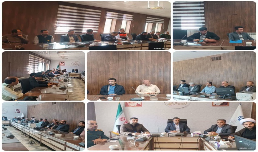 برگزاری اولین جلسه ستاد مدیریت بحران شهرستان سنقروکلیایی